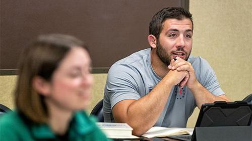 students in class